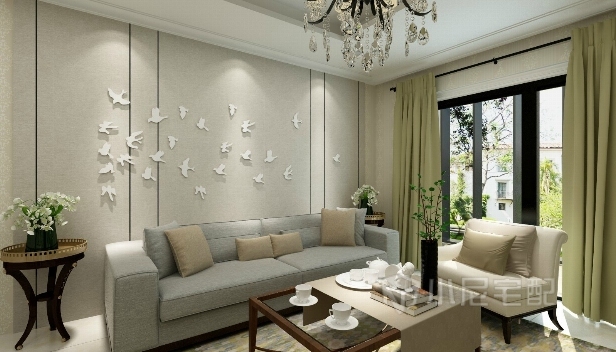 90㎡/两室一厅一卫/简约 90㎡/两室一厅一卫/简约