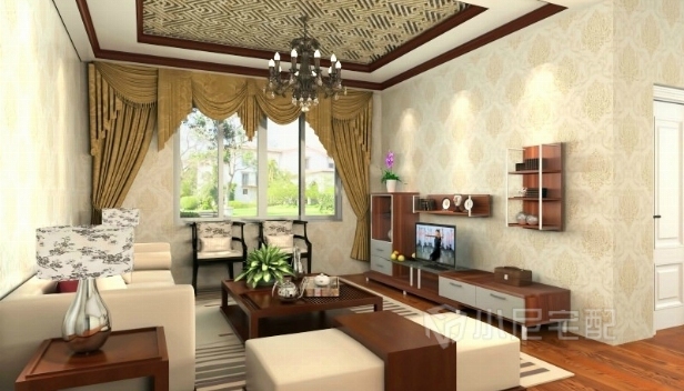 110㎡/三室两厅一卫/中式