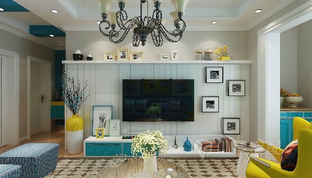 86.7㎡/三室两厅两卫/地中海