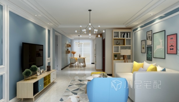 110㎡/两室两厅一卫/简约