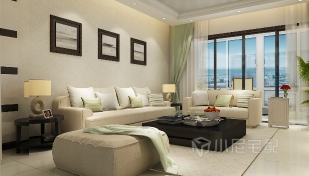 90㎡/两室一厅一卫/简约 90㎡/两室一厅一卫/简约