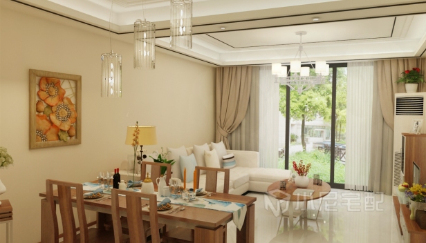 93㎡/两室一厅一卫/简约 93㎡/两室一厅一卫/简约