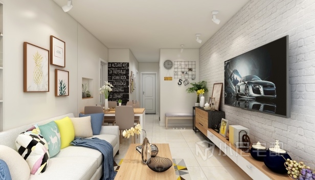 70㎡/两室一厅一卫/现代