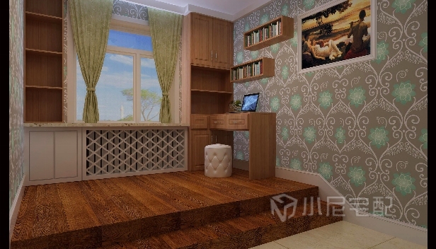 91.36㎡/三室两厅两卫/欧式