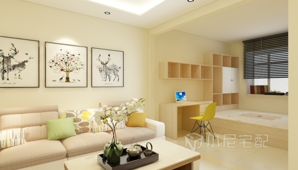 89㎡/三室两厅一卫/现代