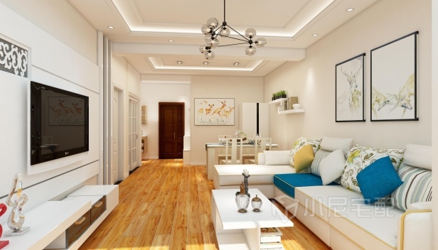 80㎡/两室一厅一卫/简约