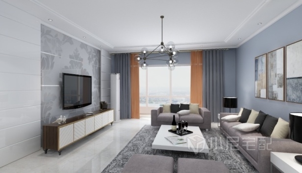 120㎡/两室一厅一卫/现代