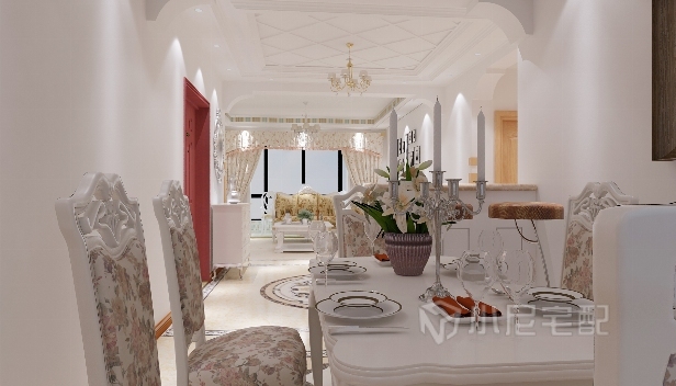 148㎡/三室两厅两卫/美式