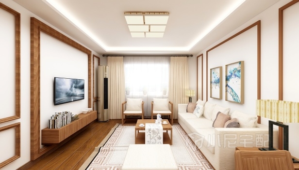 90㎡/两室两厅一卫/中式