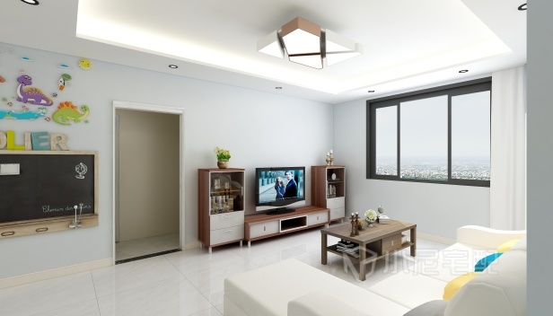 100㎡/三室两厅两卫/简约