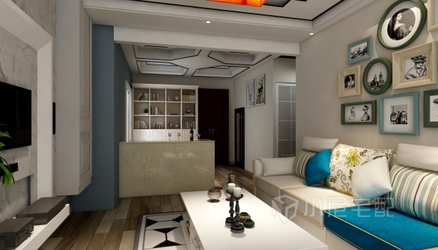 90㎡/两室一厅一卫/现代