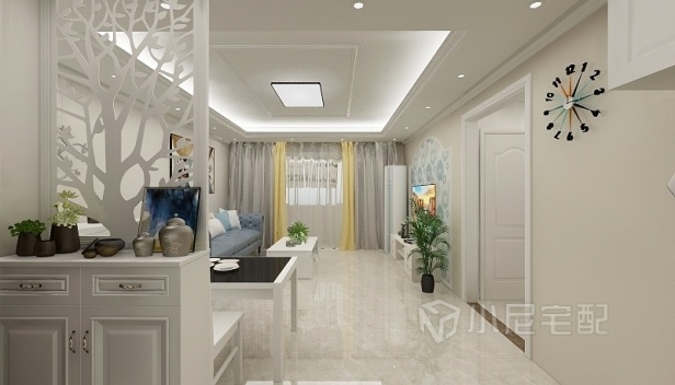 80㎡/两室一厅一卫/现代