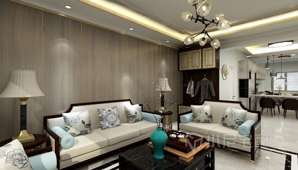 93㎡/两室两厅一卫/现代