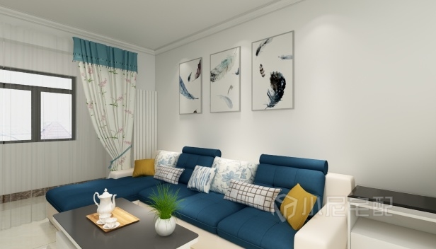 120㎡/三室一厅一卫/简约