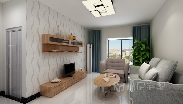 88㎡/两室一厅一卫/简约