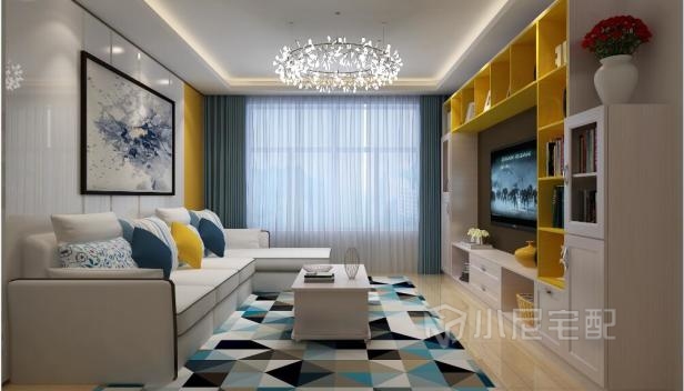 90㎡/两室一厅一卫/现代