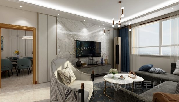 125㎡/三室两厅一卫/现代