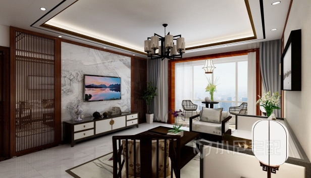 130㎡/三室两厅两卫/中式