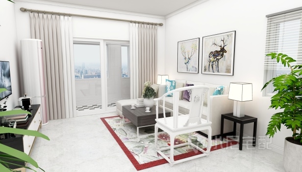 115㎡/三室两厅一卫/现代