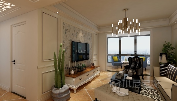 130㎡/三室两厅两卫/美式