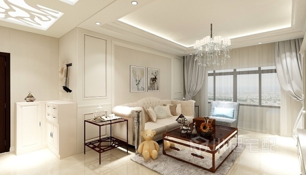 135㎡/两室一厅一卫/简约