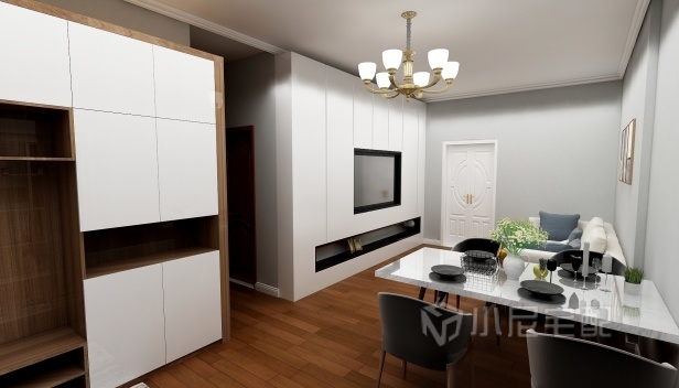 66㎡/两室一厅一卫/现代