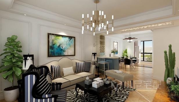 130㎡/三室两厅两卫/美式 130㎡/三室两厅两卫/美式