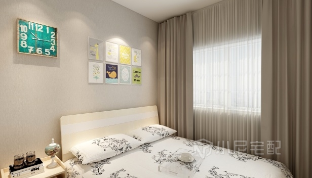 106㎡/三室两厅一卫/欧式