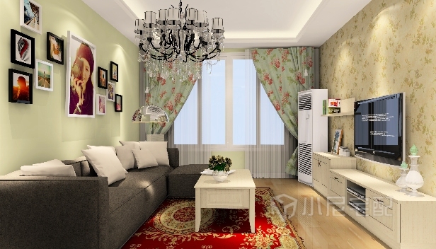 90㎡/两室两厅一卫/简约 90㎡/两室两厅一卫/简约