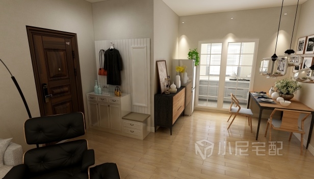 55.2㎡/两室一厅一卫/现代