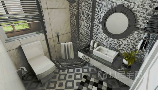 90.78㎡/三室一厅两卫/混搭 90.78㎡/三室一厅两卫/混搭