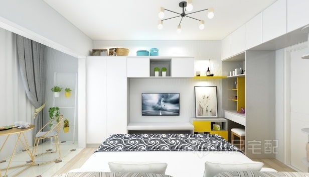 37.5㎡/两室一厅一卫/现代 37.5㎡/两室一厅一卫/现代