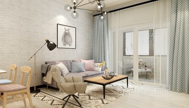 86㎡/两室一厅一卫/欧式 86㎡/两室一厅一卫/欧式