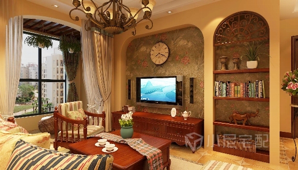 89㎡/两室两厅一卫/美式 89㎡/两室两厅一卫/美式