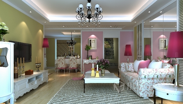 95㎡/两室两厅一卫/田园 95㎡/两室两厅一卫/田园