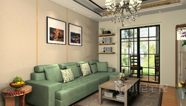 88.55㎡/两室两厅一卫/新古典