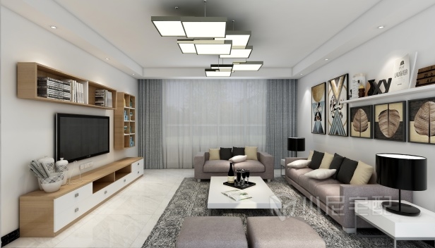 145㎡/三室一厅两卫/现代