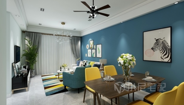 100㎡/三室两厅一卫/混搭 100㎡/三室两厅一卫/混搭