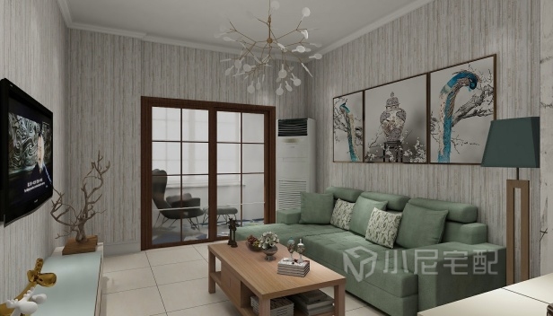 90㎡/三室一厅一卫/现代