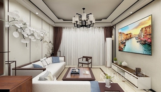 96㎡/两室两厅一卫/中式