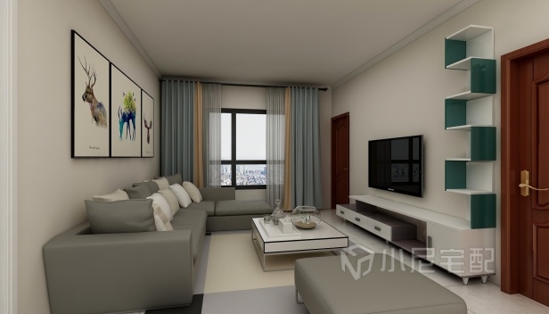 120㎡/四室一厅一卫/现代