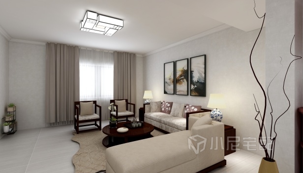 120㎡/三室两厅一卫/中式