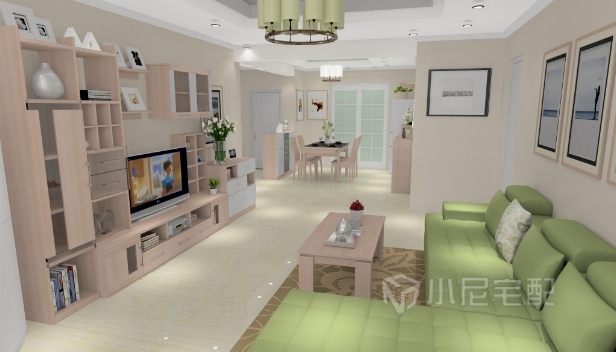 70㎡/两室两厅一卫/简约