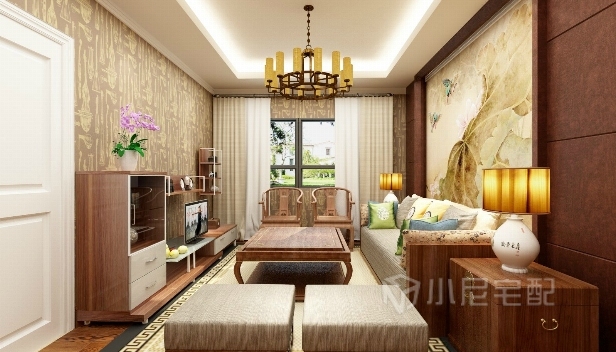 87㎡/两室一厅一卫/中式