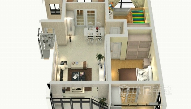 98㎡/两室两厅一卫/欧式 98㎡/两室两厅一卫/欧式