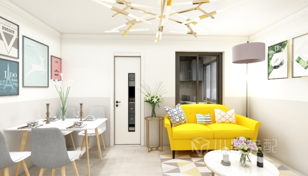 70㎡/两室一厅一卫/简约