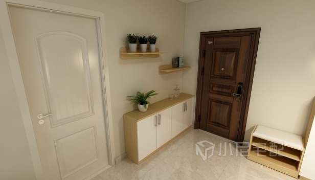 57.42㎡/两室一厅一卫/现代