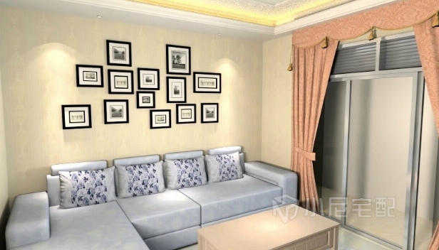 90㎡/两室两厅一卫/混搭