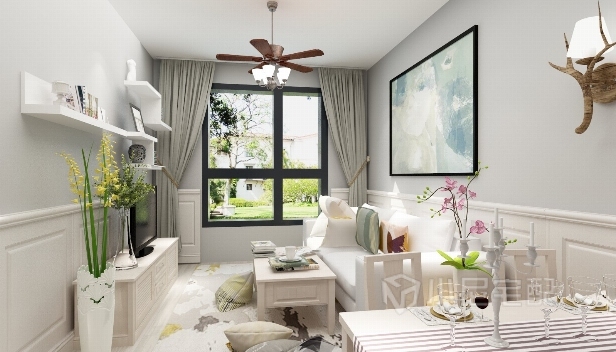 50㎡/一室一厅一卫/美式 50㎡/一室一厅一卫/美式