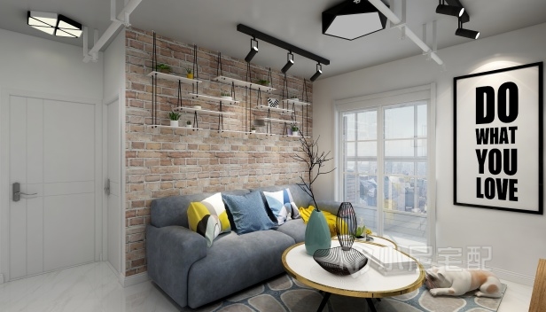 72㎡/两室一厅一卫/混搭